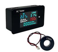 Mcclellanty KWS-AC305 - Testeur de puissance voltmètre double CA 0-500 V Tension 0-50 KW Analyseurs de puissance