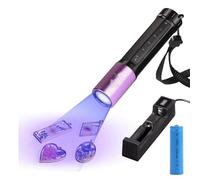 Mcclellanty Lampe UV pour durcissement en résine, lampe UV de 365 Nm, lumière noire, lampe UV LED à séchage rapide, étanche, rechargeable pour urine d'animaux domestiques