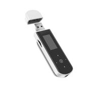 Mcclellanty Lecteur MP3 USB X69 Lecteur de musique Bluetooth Mini Clip Sport Podomètre Support Enregistreur FM E-Book (sans carte TF)