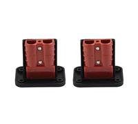 Mcclellanty Lot de 2 connecteurs de prise Anderson 50 A pour panneau de support de montage encastré pour connecteur de câble de camion, caravane