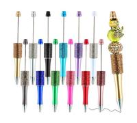Mcclellanty Lot de 20 stylos à perles de diamants DIY Souvenirs de fête de mariage pour invités Cadeau d'anniversaire Cadeau d'invité Souvenirs de mariage pour invités