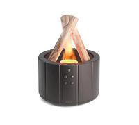 Mcclellanty Machine D'Aromathérapie pour Feu de Camp, Essentielle, Humidificateur à Flamme, Décoration D'Intérieur, Noir