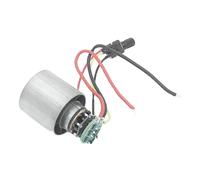 Mcclellanty Mini moteur sans balais DC 7-24 V 10 0000 tr/min en alliage d'aluminium CNC haute vitesse Ventilateur avec conduits Régulation continue de vitesse