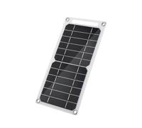 Mcclellanty Mini panneau solaire USB 6 W 5 V étanche en plein air Chargeur de téléphone portable Camping Randonnée Dispositif de cellules