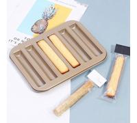 Mcclellanty Moule à Biscuit AntiadhéSif Moule à Gâteau Moule à Gâteau en Acier au Moule à Pain Mini Moule à Gâteau Cylindrique 3D