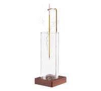 Mcclellanty Porte-Encens pour Bâtons, Porte-Encens Anti-Cendres Volantes de 10 Pouces avec Collecteur de Cendres Amovible, BrûLeur D'Encens à l'envers