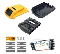 Mcclellanty Remplacement de pièces de boîtier en plastique de batterie 20 V 5Cell 18650 pour batterie compacte 20 V Max DCB201