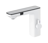 Mcclellanty Robinets de salle de bain à capteurs intelligents Robinets de lavabo de salle de bain avec écran numérique de température Robinet de lavabo Robinet de lavabo Cascade
