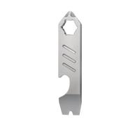 Mcclellanty TC4 Ouvre-Bouteille Pied-De-Biche en Alliage de Titane Clé à éChelle GraduéE Outils de Plein Air éQuipement de Camping Multifonction