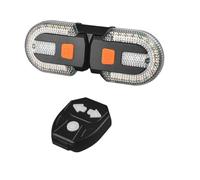 Mcclellanty Télécommande de vélo LED, feu arrière de signal, lampe d'avertissement de vélo imperméable pour accessoires de cyclisme en plein air
