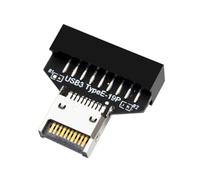 Mcclellanty USB3.2 Type-e 20Pin A USB 19P Châssis frontal USB Type A Type C Adaptateur d'extension pour carte mère de bureau