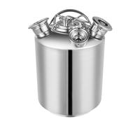 MccoMMon Fûts de nettoyage de bière en acier inoxydable 304, systèmes de nettoyage de canalisations de bière en acier inoxydable, réservoir de nettoyage, fûts de nettoyage KEG de 10 litres pour