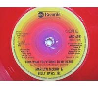 McCoo, Marilyn & Billy Davie Jr - McCoo, Marilyn & Billy Davie Jr Look What You've Done To My Heart 7" ABC ABC4191 EX 1977 red vinyl