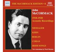 Mccormack, John - Mccormack Edition/Vol.8 : Enregistrements Acoustiques 1918-1920 [Import]