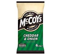 McCoy's Ridge Cut Crisps - Cheddar & Onion (6x30g)
