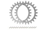 Mcculloch Lot de 4 crampons de traction pour tondeuse robot tout-terrain en acier avec roues antidérapantes compatibles avec ROB R600 R800 R1000 Argenté