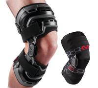 McDavid 4200 Bio-Logix Elite Genouillère articulée et Manchon - Soutien latéral pour LCA, MCL, PCL, ménisque, Ligament, hyperextension, soulagement de la Douleur, récupération - Genouillère Unisexe