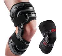 McDavid 4200 Bio-Logix Elite Genouillère articulée et Manchon - Soutien latéral pour LCA, MCL, PCL, ménisque, Ligament, hyperextension, soulagement de la Douleur, récupération - Genouillère Unisexe