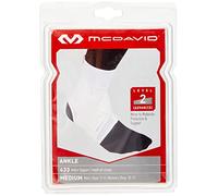 Protège tibias McDavid Chevillère mesh avec bande strap-blanc-L