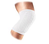 McDavid 6440 Hex Support Recovery Knee/Elbow/Shin Pads - 1 Pair, White, Medium