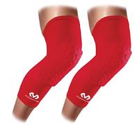 McDavid Protège-tibias et genoux Hexpad 6446 Mixte Rouge Taille M