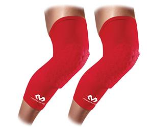 McDavid 6446, Molletière avec protection Hex 6446 Mixte, Rouge, M