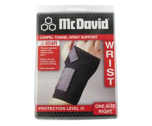 McDavid Carpel Tunnel 454 Support de Poignet Droit Taille Unique Bandage(S) 1 pc(s)