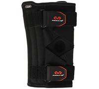 Genouillère McDavid avec baleines à ressort et bandes straps croisées-M noir