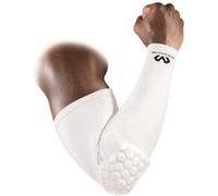 Manchon de compression McDavid Manchon de protection coude power shooter Hexpad blanc
