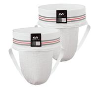 McDavid Regular Jockstrap, Pochette en Maille Extensible, Supporters athlétiques pour Homme, Lot de 2, Blanc, XL