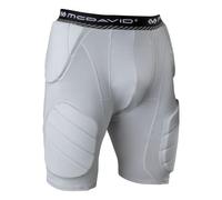 McDavid Rival Integrated 5-Pad Girdle, Durable & Breathable Padded Support with Hard Shell Thigh Guards, Great for Football & Lacrosse (Youth)