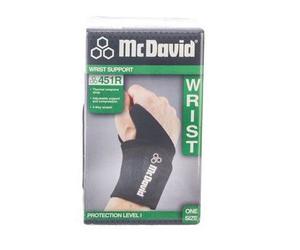 Mcdavid Wrist Support Noir Taille Unique Bandage(S) 1 pc(s)