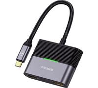 Mcdodo 3 en 1 Type-C Hub USB Adapter Splitter PD 100W HDMI Converter Chargeur rapide gris