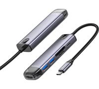 Mcdodo 6-in-1 Hub USB-C Rj-45 Vga Hdmi 4K pour ordinateur portable Pour Macbook