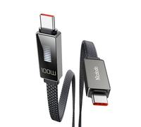 mcdodo Câble iPhone USB C vers Lightning écran pour image nouveau rythme 1,2 m, câble nylon type C pour iPhone 15/iPad Pro/Air/Mini 6, Samsung S22/21/20/Note20 (USB C)