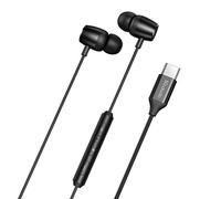Mcdodo HP-1050 In-Ear, écouteurs filaires, USB-C (noir)