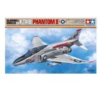 Tamiya Maquette plastique F-4B Phantom II 1:48 – Réplique fidèle – Kit à assembler (61121-000)