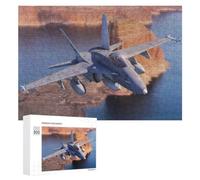Mcdonnell Douglas FA18 : Cadeau De Saison, 300 PCS Puzzle-Image en Bois - pour des Soirées Calmes Et Concentrées