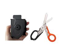 MCDSAJ Cisailles de réponse d'urgence Raptor 6 fonctions, pince multifonction, pince pliante, ciseaux utilitaires, coupeur de sangle avec fente pour carte tactique
