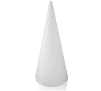 MCE-Commerce Cône en polystyrène-Diamètre Hauteur 1 pièce, Blanc, Ø 18 cm Höhe 40 cm