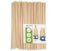 MCE-Commerce A5020100 - Lot de 100 barres rondes en bois de hêtre naturel - Diamètre 3 mm - Longueur : 20 cm - Pour bricolage, modélisme, bricolage, artisanat - Diamètre 3 mm x 20 cm
