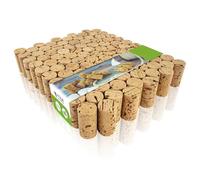MCE-Commerce Lot de 100 lièges,boûchons vin, boûchons naturels pour bricoler et décorer, Diamètre: 2,5 cm, Longueur: 4,5 cm