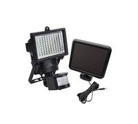 MCE442 Lampes solaires Projecteur à LED avec détecteur de mouvement Projecteur solaire Applique murale solaire détecteur de crépuscule P44 6 W 360