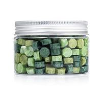 Mceal Lot de 200 perles de cire à cacheter - Mélange de trois couleurs - Vert