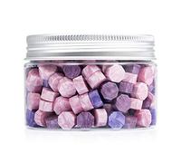 Mceal Lot de 200 perles de cire à cacheter violettes - Trois couleurs