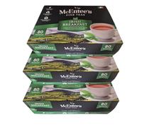 McEntees Breakfast Blend Sachets de thé 80 sachets de thé (paquet de 3)