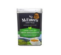McEntee's Irish Breakfast Tea - Boîte de 500 g - Mélange expert en Irlande. Un mélange irlandais traditionnel de Ceylan et d'Assam