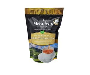 McEntee's Thé Irlandais d'Après-Midi - Sachet Recharge 250g - Mélange Expert d'Irlande Pour Une Tasse Parfaite. Blend Traditionnel de Ceylan, Assam et Kenya Offrant Un Goût de Chez Soi