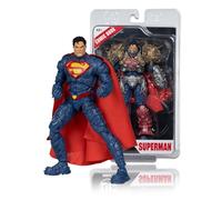 McFarlane 64385949 Figurine Superman DC Multiverse Gold Edition avec Bande dessinée Exclusive de la Collection Superman Ghosts of Krypton, articulée en 22 Points, Mesure 18 cm, pour collectionneurs,