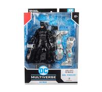McFarlane DC Collect to Build, Figurine articulée Batman, Figurine articulée de 18 cm avec Socle et Accessoires pour Le Costume, Design Authentique, pour collectionneurs, 12 Ans et Plus, Bizak
